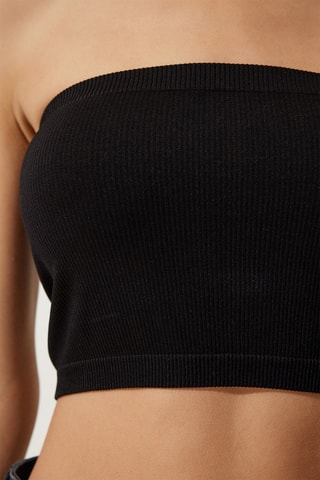 Top bustier - Nero