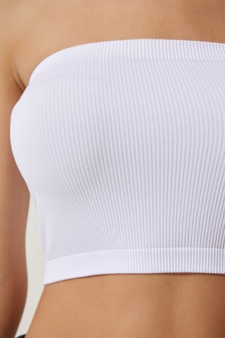 Top bustier - Bianco