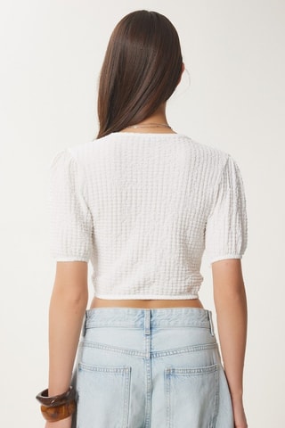 Crop top - Bianco