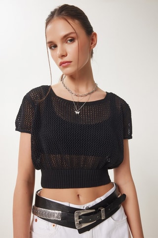 Crop top - Nero