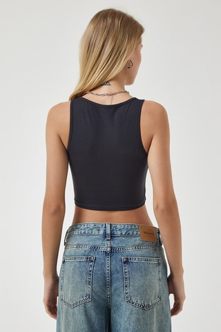 Crop top - Antracite