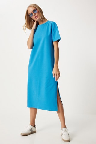 Abito t-shirt - Turchese