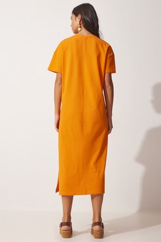 Abito t-shirt - Arancione