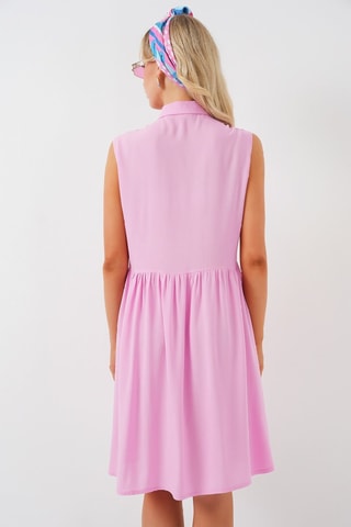 Abito a camicia - Rosa