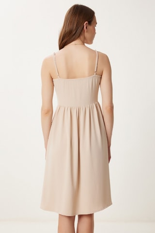 Abito a camicia - Beige