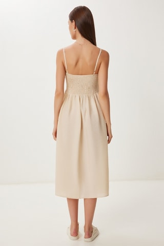 Abito midi - Beige