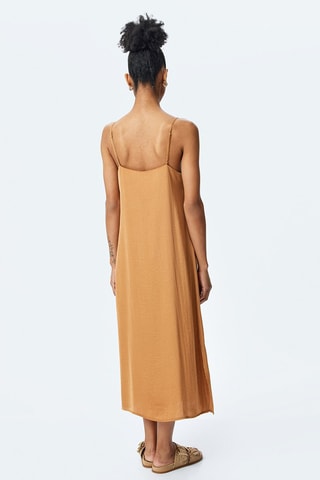 Abito midi - Marrone chiaro