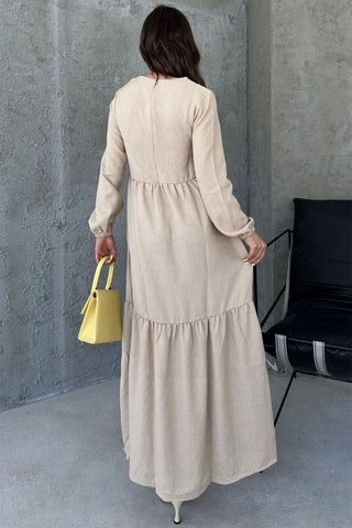 Abito lungo - Beige