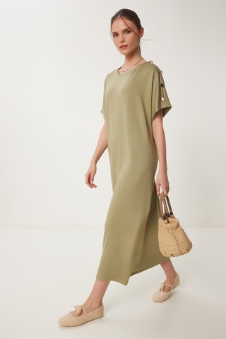 Abito midi - Kaki