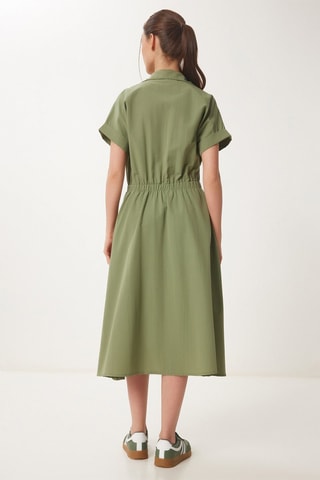 Abito a camicia - Kaki