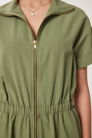 Abito a camicia - Kaki