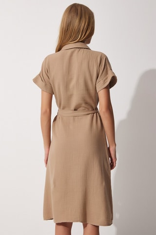 Abito a camicia - Beige scuro