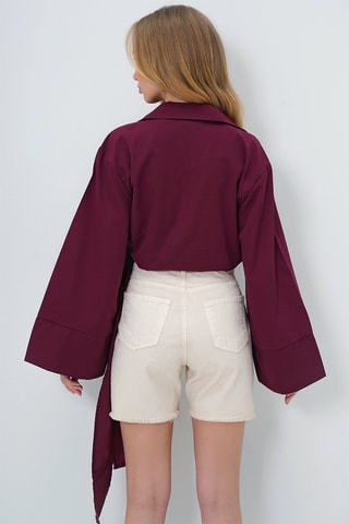 Camicia annodata - Bordeaux