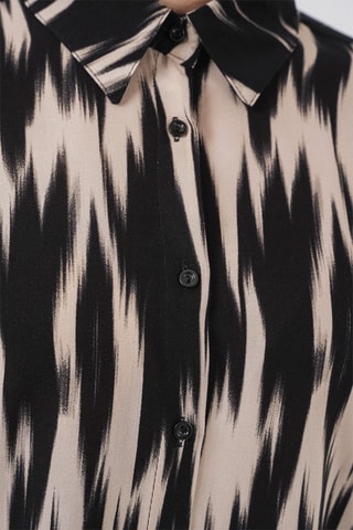Camicia oversize - Nero