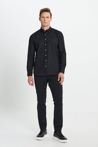 Camicia slim - Nero