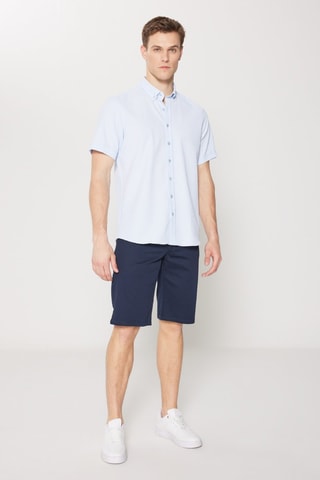 Camicia slim - Celeste