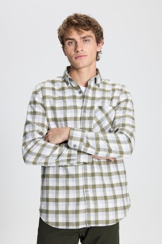 Camicia slim - Kaki
