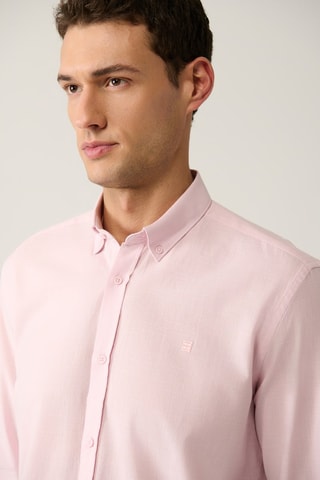Camicia regular - Rosa