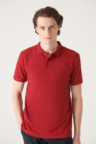 Polo regular - Bordeaux