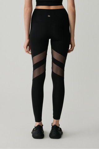 Leggings a vita alta - Nero
