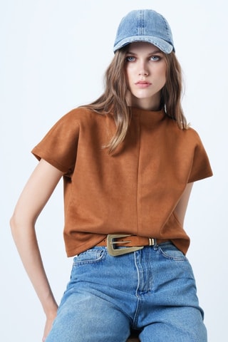T-shirt - Cammello