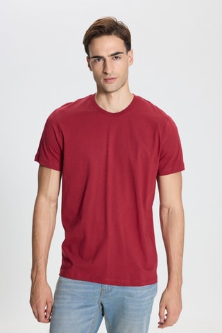 T-shirt slim - Bordeaux