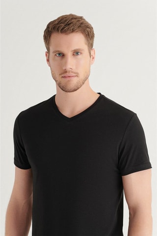 T-shirt regular - Nero
