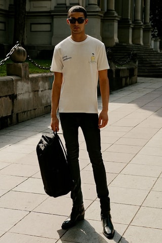 T-shirt relaxed - Ecrù
