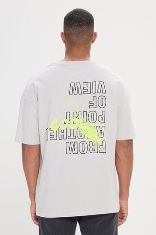 T-shirt oversize - Bianco