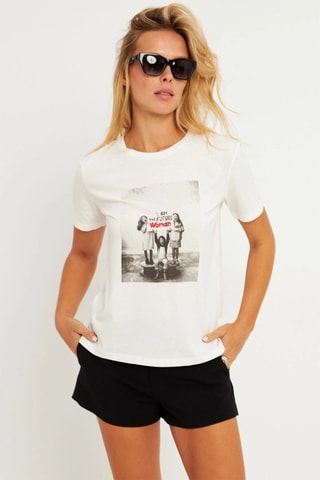 T-shirt - Ecrù