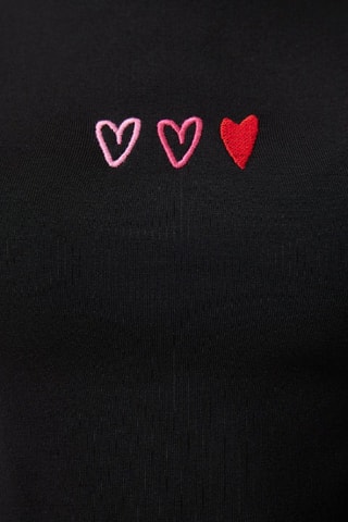 T-shirt cropped - Nero