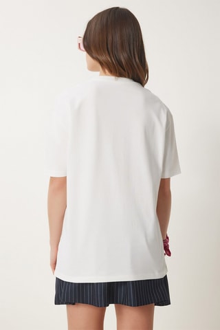 T-shirt oversize - Ecrù