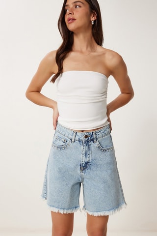 Shorts in jeans - Blu