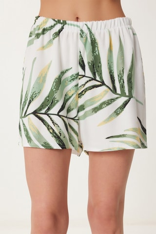 Shorts e blusa - Bianco