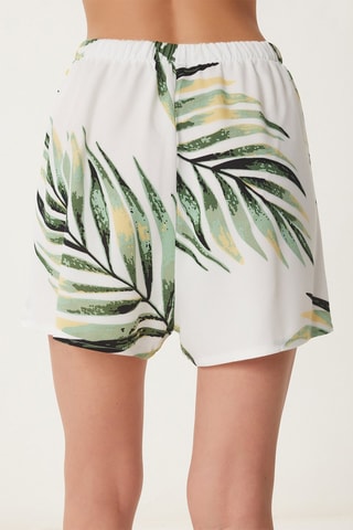 Shorts e blusa - Bianco