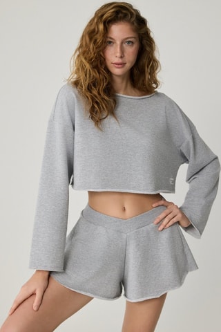 Shorts - Grigio chiaro melange