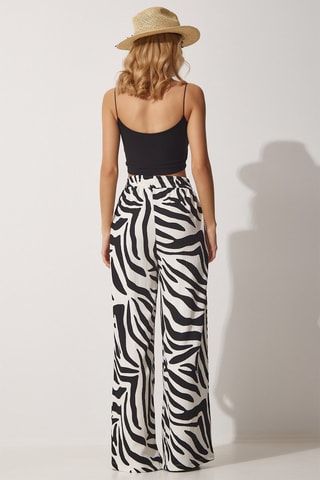 Camicia e pantaloni a vita alta - Nero e bianco