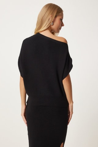 Top e gonna midi a vita alta - Nero