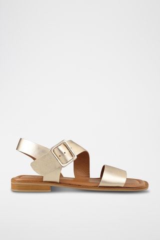 Sandali in pelle - Dorato