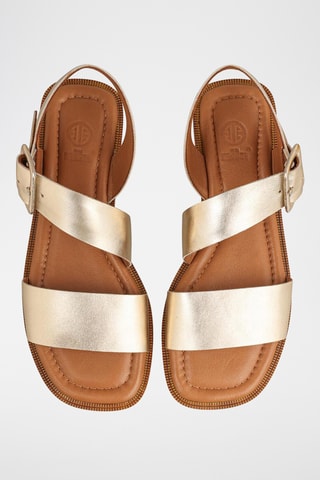 Sandali in pelle - Dorato