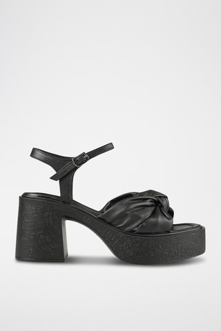 Sandali con tacco - Nero