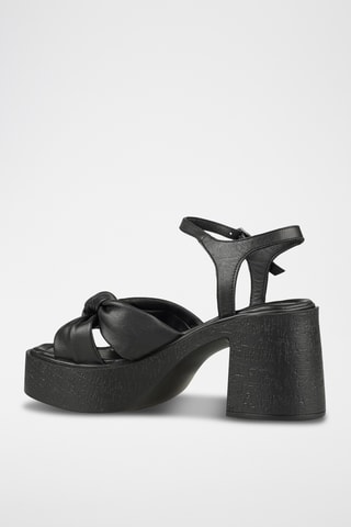 Sandali con tacco - Nero