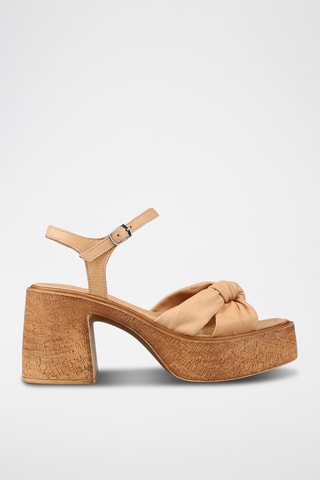 Sandali con tacco - Beige