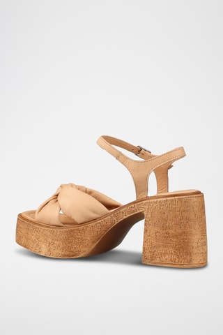 Sandali con tacco - Beige