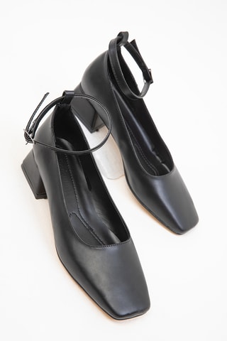 Scarpe baby con tacco - Nero