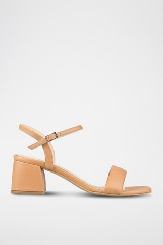 Sandali con tacco - Cammello