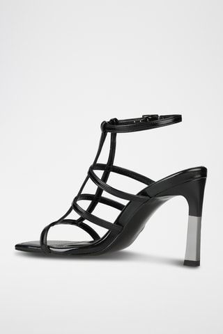 Sandali con tacco - Nero
