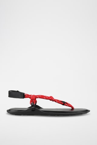 Sandali in pelle - Rosso