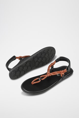 Sandali in pelle - Marrone chiaro