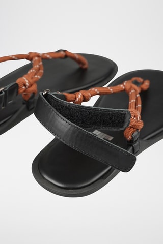 Sandali in pelle - Marrone chiaro